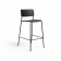 Tabouret d'extérieur en polypropylène recyclable et métal Design Karen