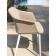 Fauteuil baquet rembourré d'extérieur en polypropylène velours Design Sofia
