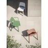 Chaise d'extérieur en polypropylène Design Tina
