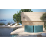 Bar ou comptoir nomade lumineux ou finition velours Design Vale
