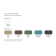 Bar ou comptoir nomade lumineux ou finition velours Design Vale