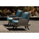 Fauteuil d'extérieur en polyéthylène recyclable Design Samourai