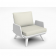 Fauteuil d'extérieur en polyéthylène recyclable Design Samourai