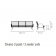 Divan d'extérieur 2, 3, 4 ou 5 places en polyéthylène recyclable Design Samourai