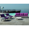 Divan d'extérieur 2, 3, 4 ou 5 places en polyéthylène recyclable Design Samourai
