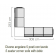 Divan d'angle de jardin + table, alu et Polyéthylène recyclable Poléasy Design Samourai