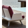 Divan d'angle de jardin + table, alu et Polyéthylène recyclable Poléasy Design Samourai