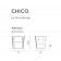 Fauteuil d'extérieur en polyethylene recyclable Design Chico