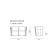 Canapé d'extérieur 2 ou 3 places en polyethylene recyclable Design Chico
