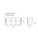 Canapé d'extérieur 2 ou 3 places en polyethylene recyclable Design Chico