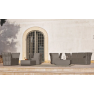 Salon de jardin en polyethylene recyclable Design Chico
