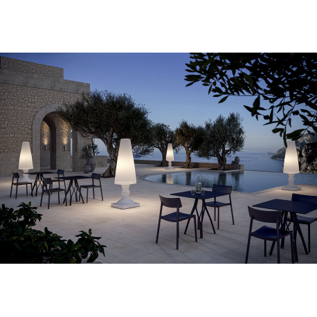 Lampadaire d'extérieur en Poleasy recyclable Design Vanilla