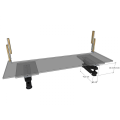Mécanisme électrique hauteur variable pour cuisine Design Lift Base