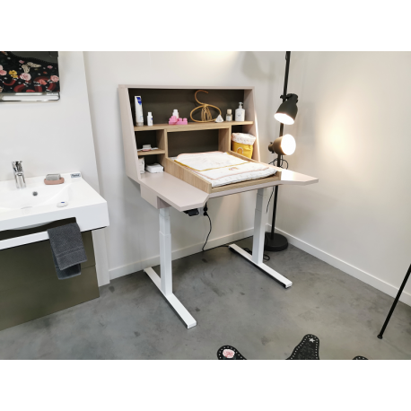 Piétement de table ou bureau à hauteur reglable Design EVOLUTABLE