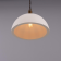 Suspension dôme Kauri en céramique 37 cm, blanc mat