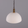Suspension dôme Kauri en céramique 37 cm, blanc mat