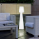 Lampadaire sur batterie rechargeable ou sur secteur Design Lola