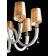 Lustre Chandelier en verre soufflé pour hôtel ou château Design David 18 Lumières