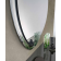 Miroir sculptural avec demi-cadre en verre fusionné Design Acaï