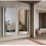 Miroir asymétrique en verre fusionné à bords arrondis Design Otera