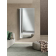 Miroir asymétrique en verre fusionné à bords arrondis Design Otera