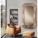 Miroir aux lignes ondulantes Design Dune