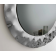 Miroir rond bordure en verre Design Danse