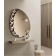 Miroir avec insert en relief Design Fuji