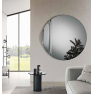 Miroir rond à effet verre fondu Design Spin