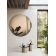 Miroir rond à effet verre fondu Design Spin