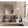 Miroir avec insert en verre strié Design Eris