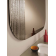 Miroir avec insert en verre strié Design Eris