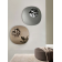 Miroir avec insert en verre texturé Design Bijou