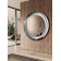 Miroir rond avec encadrement en verre fondu Design Luxor