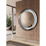 Miroir rond avec encadrement en verre fondu Design Luxor