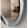 Miroir rond avec encadrement en verre fondu Design Luxor