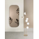 Miroir avec inserts en verre texturé Design Crown