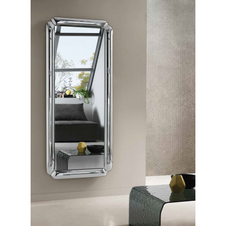 Miroir rectangulaire avec cadre en verre fondu Design Odessa