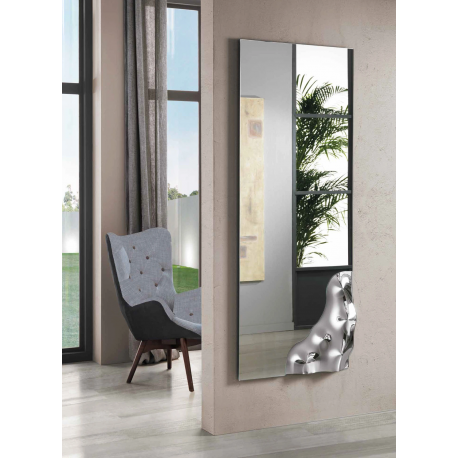 Miroir rectangulaire avec angle en verre fondu Design Dolores