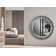 Miroir concave avec cadre en verre martelé Design Nidra