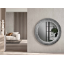 Miroir concave avec cadre en verre martelé Design Nidra