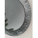 Miroir concave avec cadre en verre martelé Design Nidra