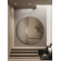 Miroir rond avec insert latéral en verre teinté Design Ilio