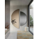 Miroir demi cercle Design Face