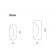 Miroir avec superpositions Design Bloom