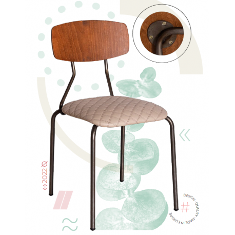 Chaise empilable d'hotellerie et restauration Design Disks