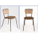 Chaise empilable d'hotellerie et restauration Design Grip