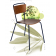 Chaise empilable d'hotellerie et restauration Design Grip