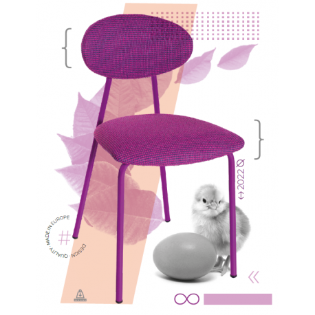 Chaise d'hotellerie et restauration Design Elliptica