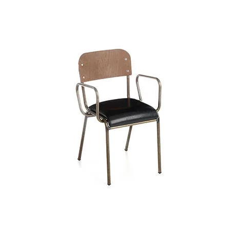 Chaise d'hotellerie et restauration empilable Design Arcs